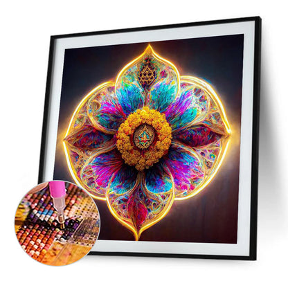 Colorful Mandala - Full Round Drill Diamond Painting 30*30CM