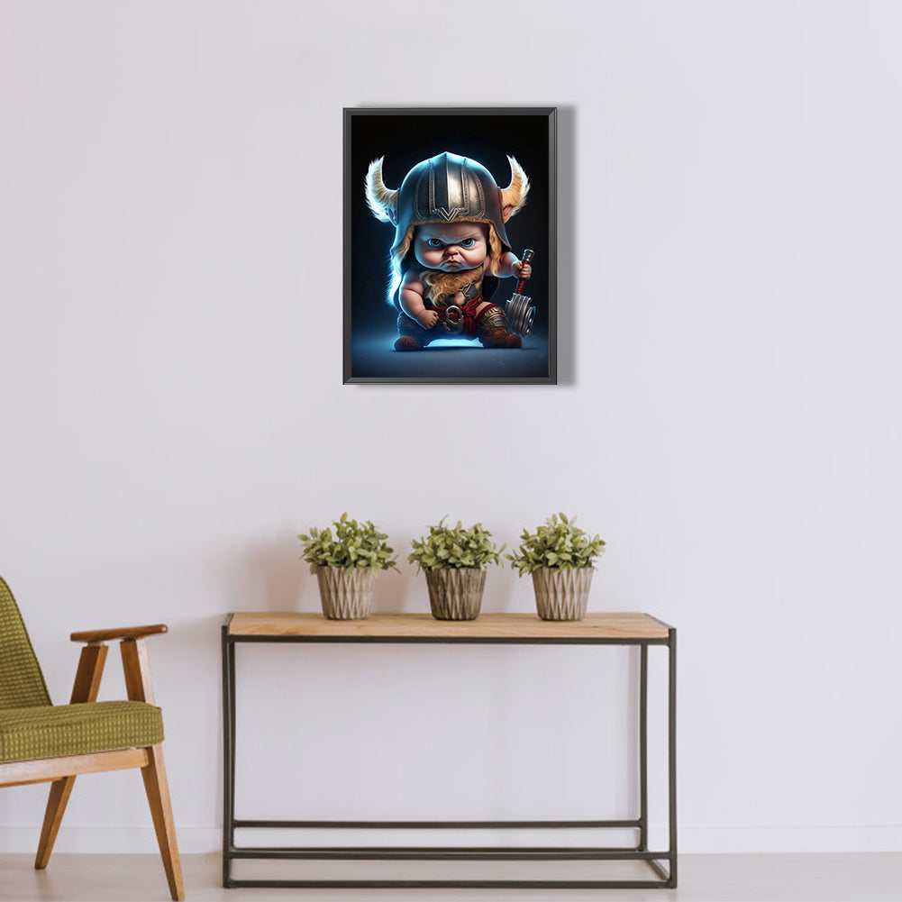 Dali Baby - Full Round Drill Diamond Painting 30*40CM