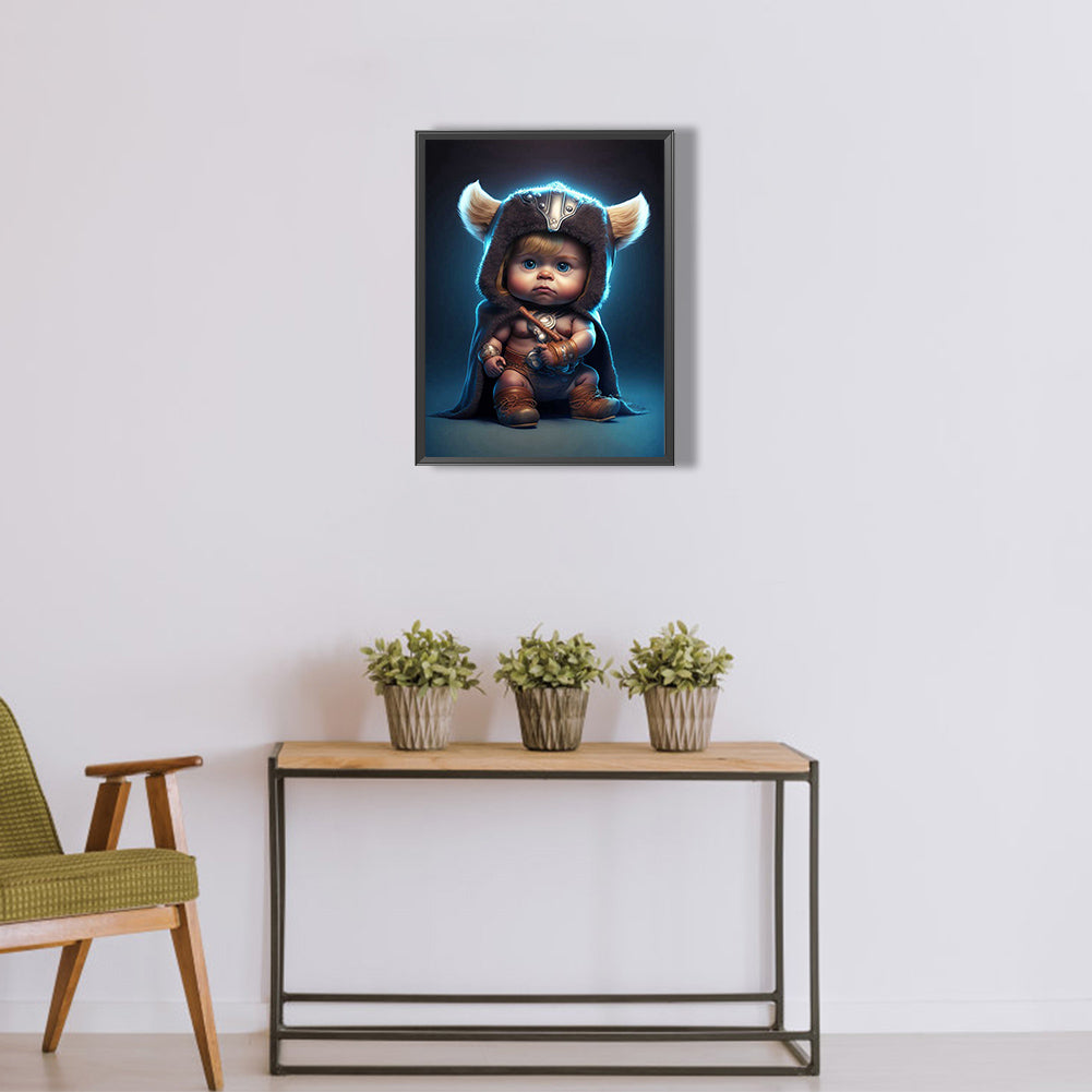 Dali Baby - Full Round Drill Diamond Painting 30*40CM