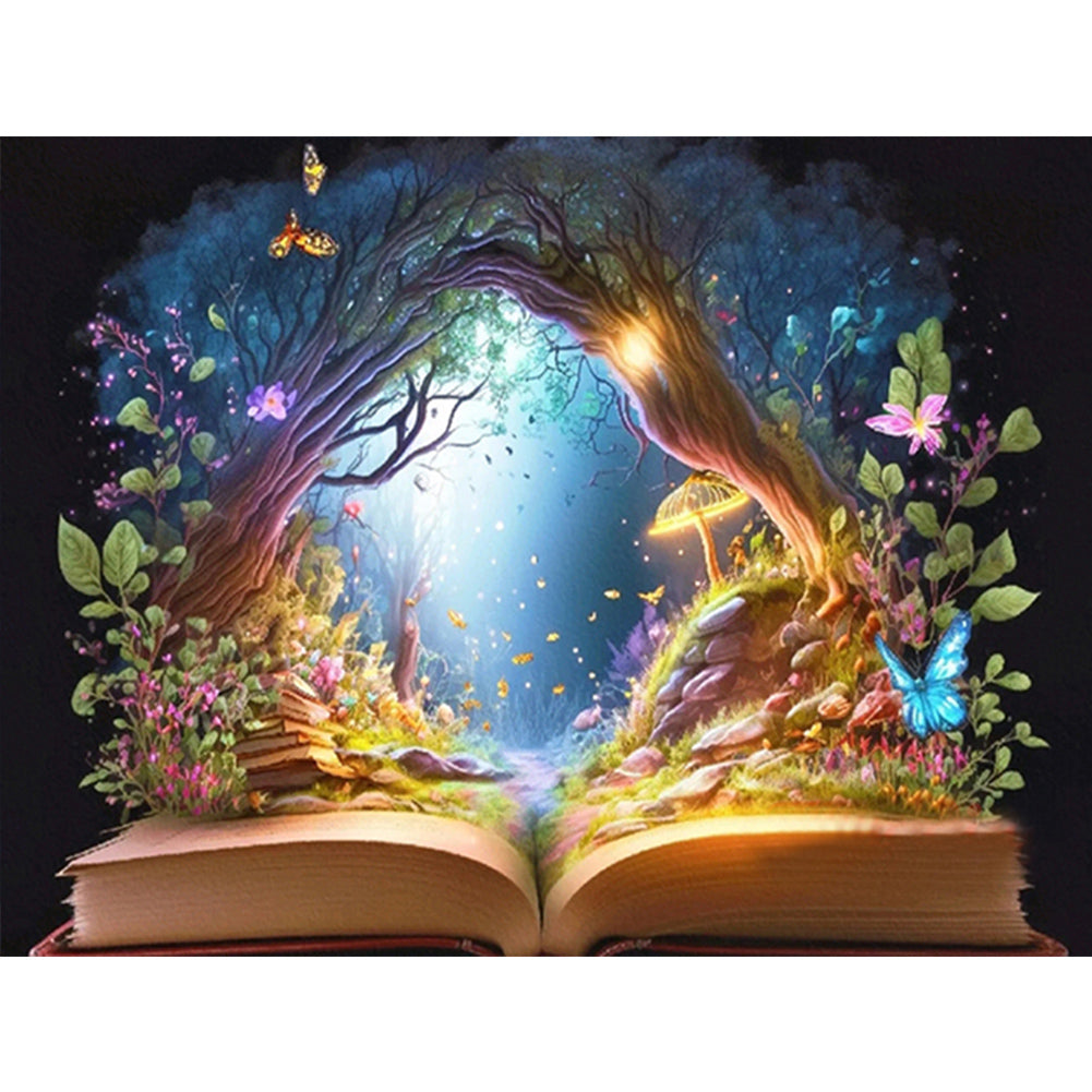 Magic Book - Full Round Drill Diamond Painting 40*30CM