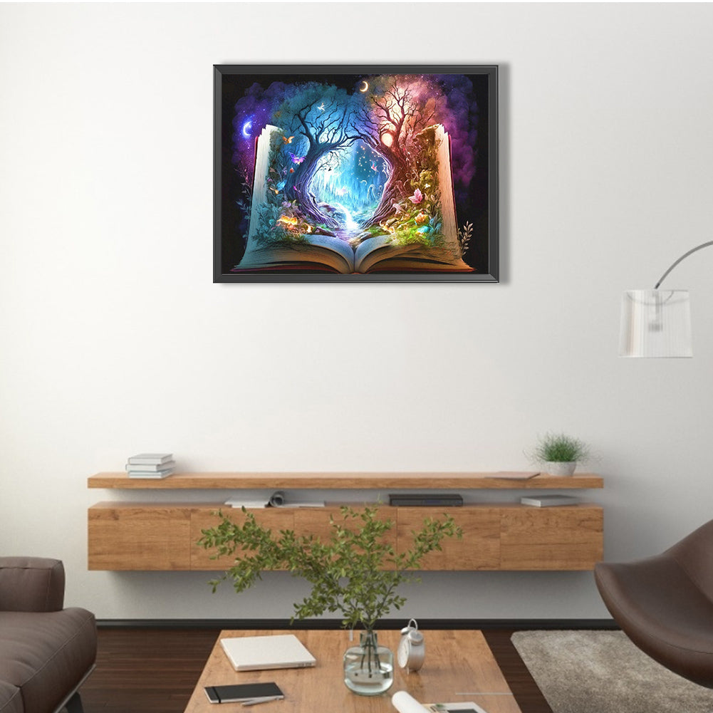 Magic Book - Full Round Drill Diamond Painting 40*30CM