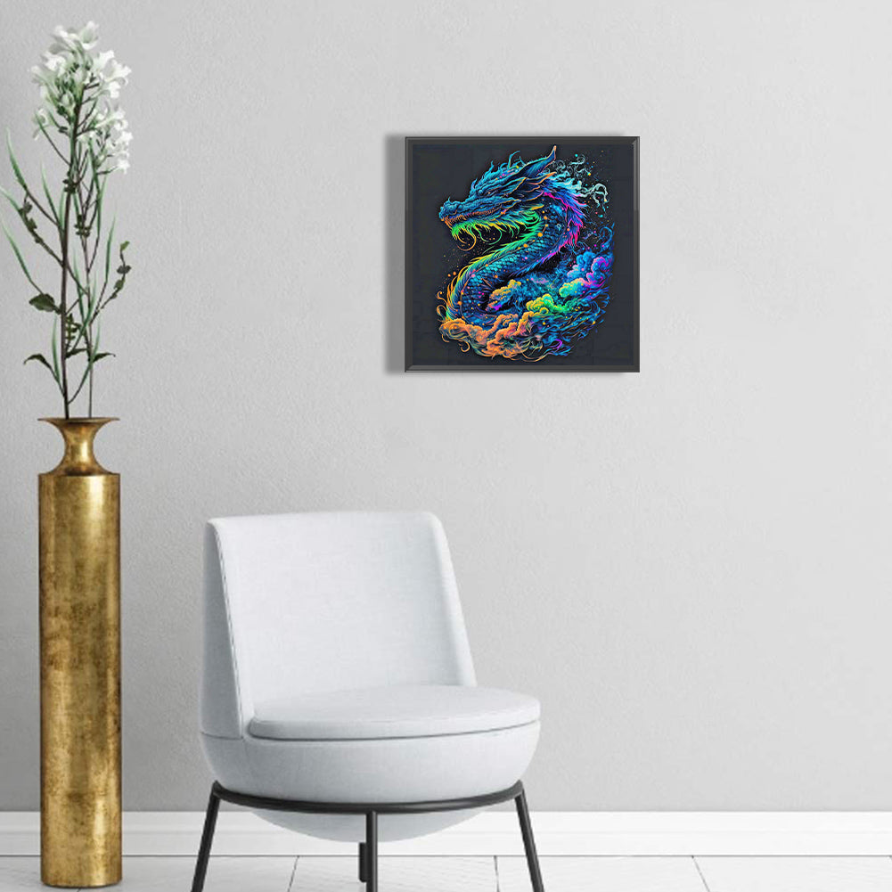 Color Dragon - Full Round Drill Diamond Painting 30*30CM
