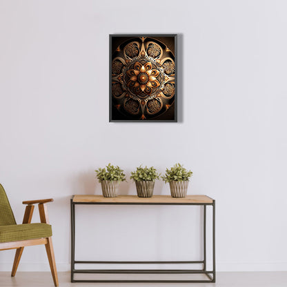 Metal Mandala - Full Round Drill Diamond Painting 30*40CM