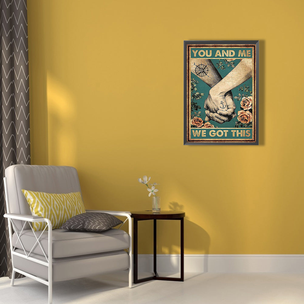 The Hands - Full Round Drill Diamond Painting 40*50CM