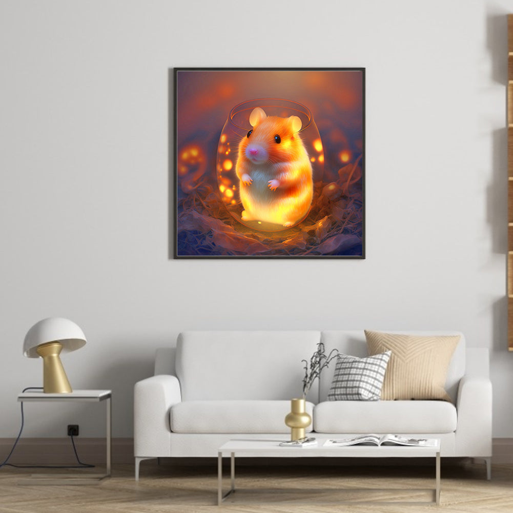 Small Hamster - Full Round Drill Diamond Painting 30*30CM