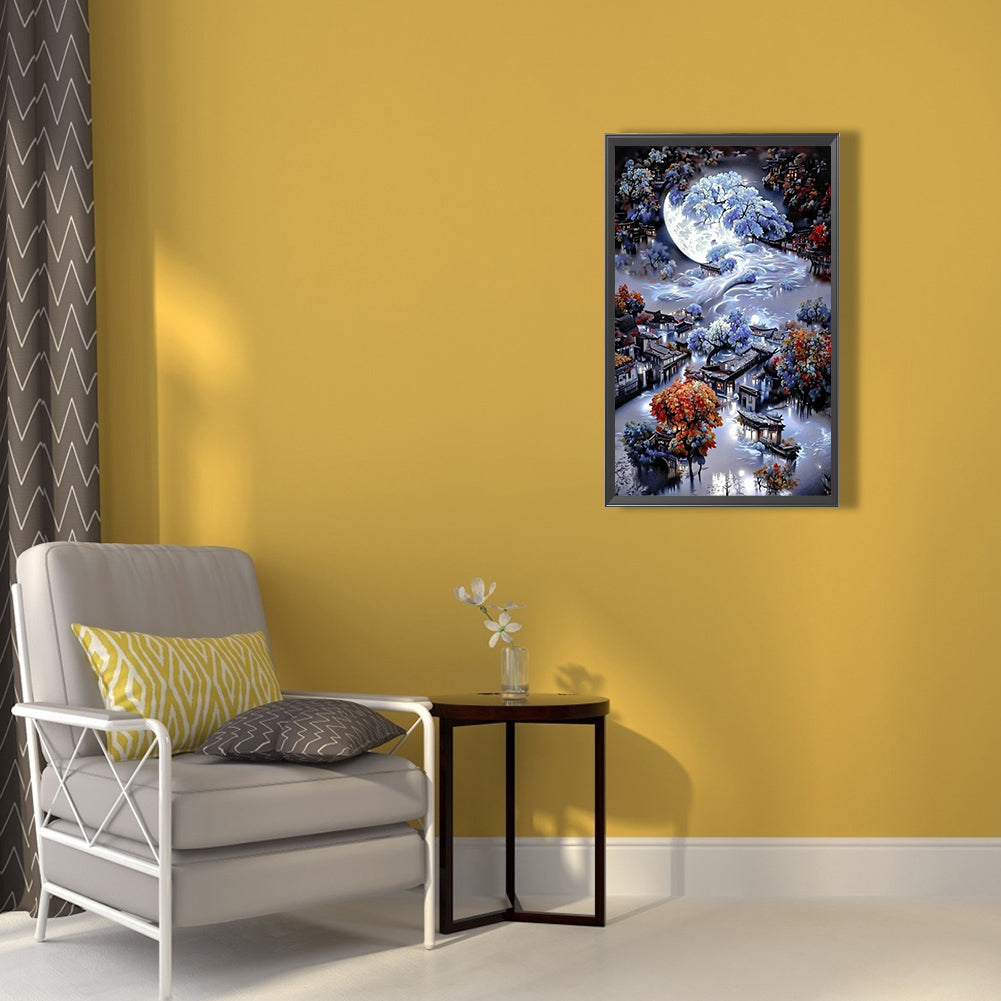 Dream House - Full Round Drill Diamond Painting 40*60CM