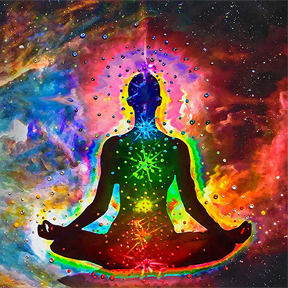 Meditate - Full Square Drill Diamond Painting 30*30CM