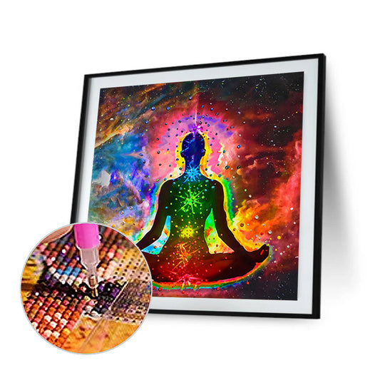 Meditate - Full Square Drill Diamond Painting 30*30CM