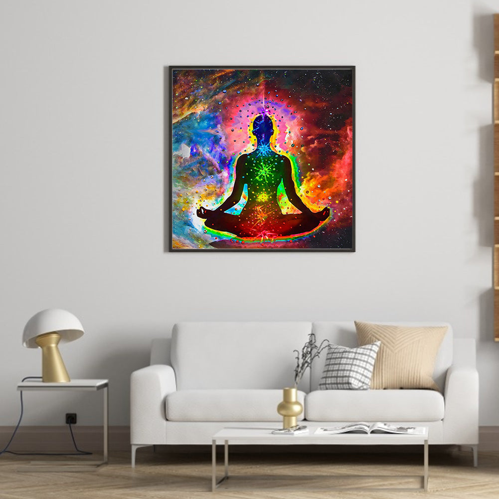 Meditate - Full Square Drill Diamond Painting 30*30CM