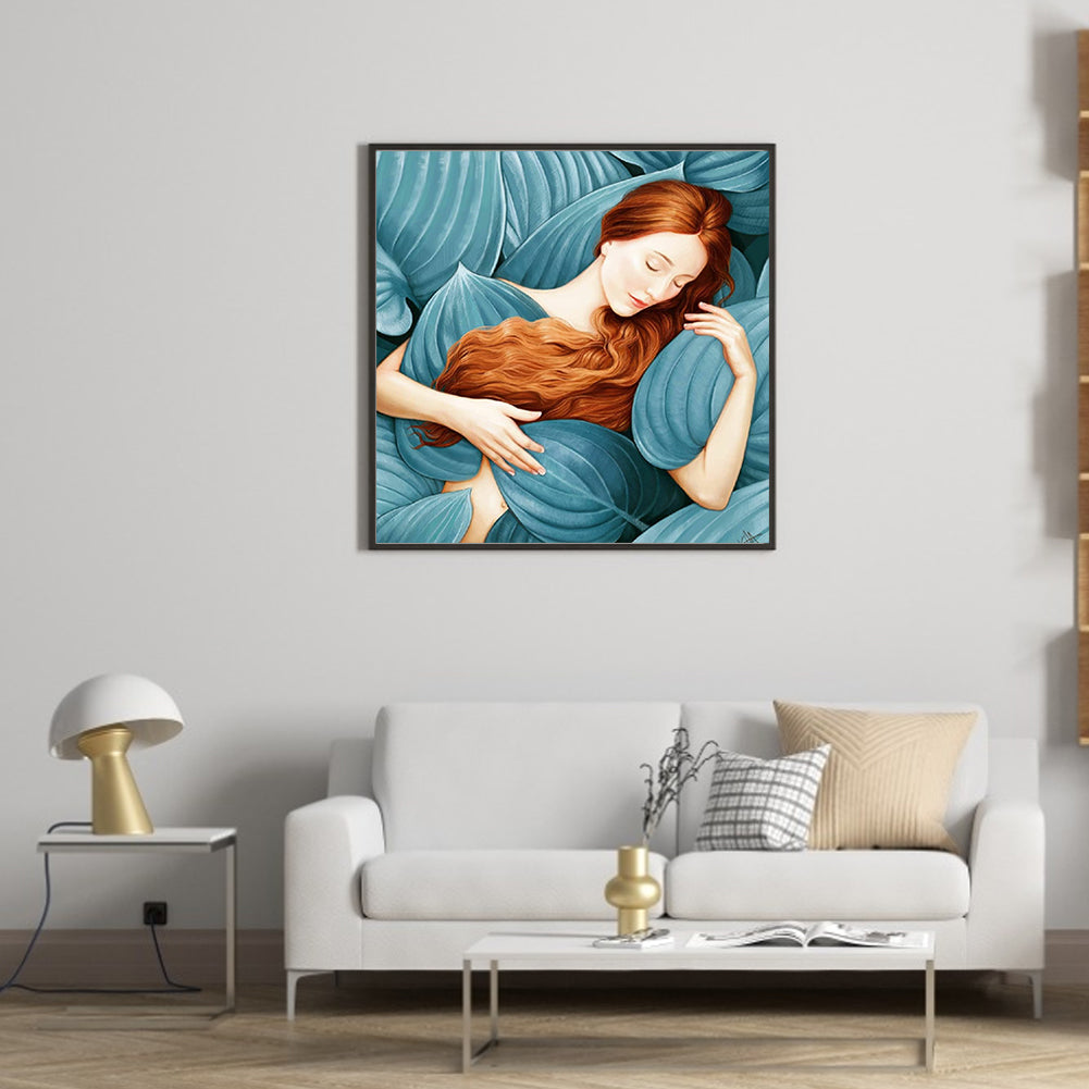 Sleeping Beauty - Full Round Drill Diamond Painting 35*35CM
