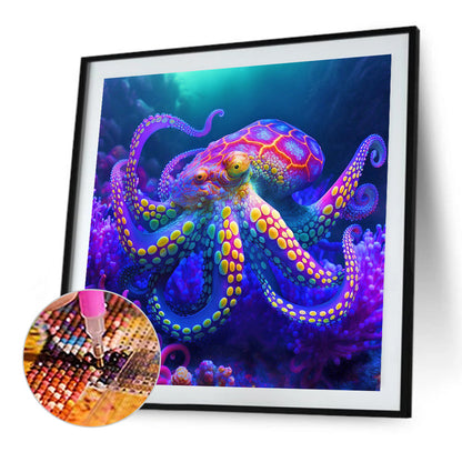 Octopus - Full Round Drill Diamond Painting 30*30CM