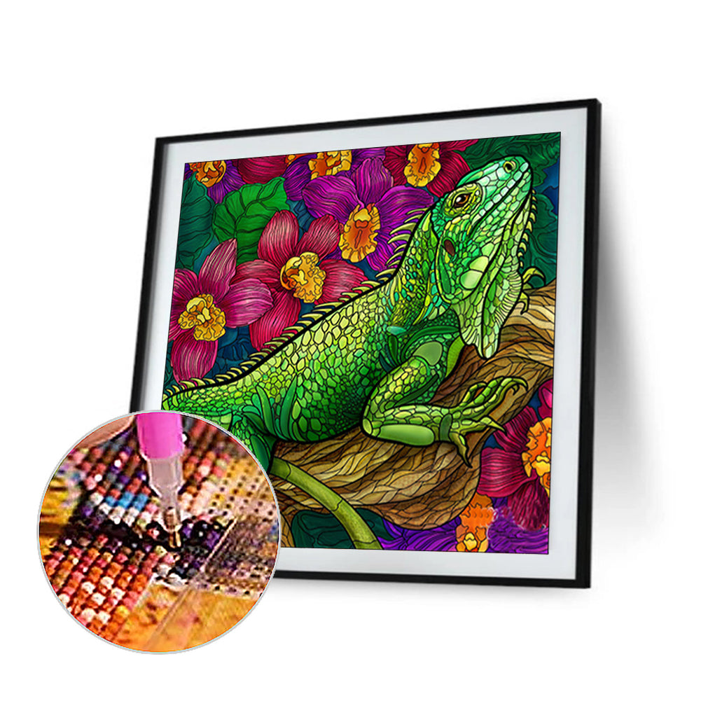Chameleon - Full Round Drill Diamond Painting 35*35CM
