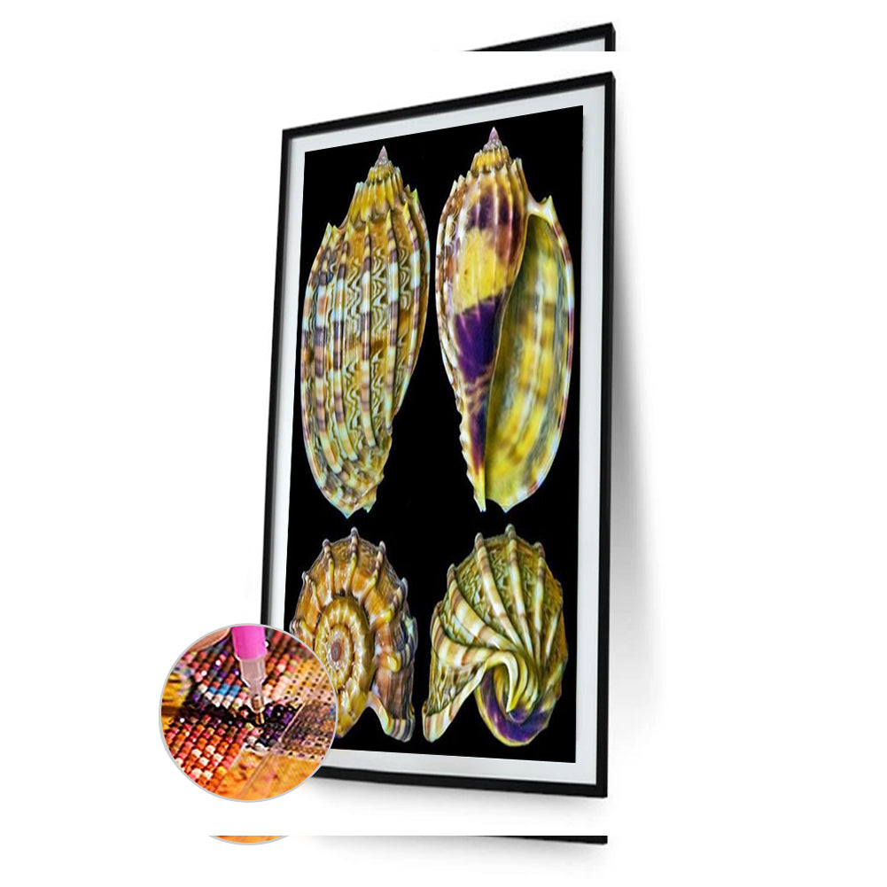 Beach Shells - Full Round Drill Diamond Painting 30*45CM