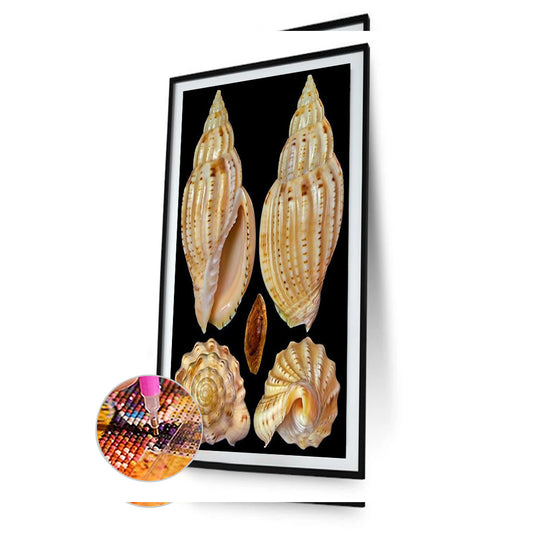 Beach Shells - Full Round Drill Diamond Painting 30*45CM