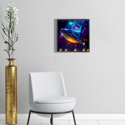 Glorious Whale - Full Round Drill Diamond Painting 30*30CM