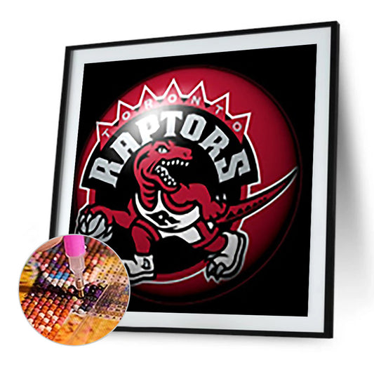 Toronto Raptors Basketball Team - Full Round Drill Diamond Painting 30*30CM