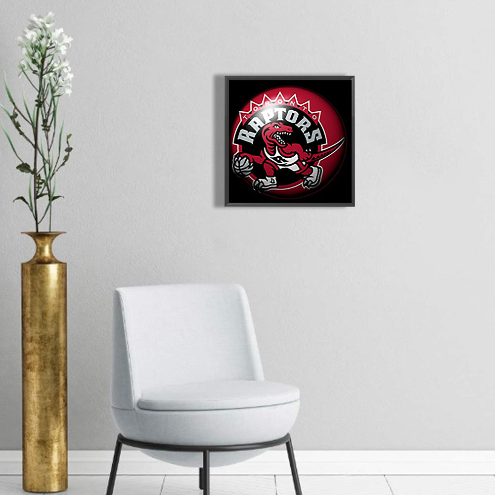 Toronto Raptors Basketball Team - Full Round Drill Diamond Painting 30*30CM