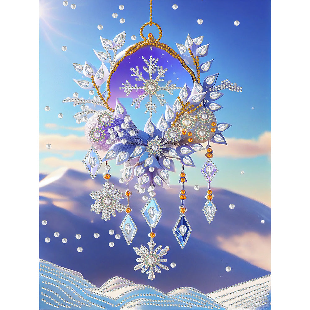 Purple Campanula - Special Shaped Drill Diamond Painting 30*40CM