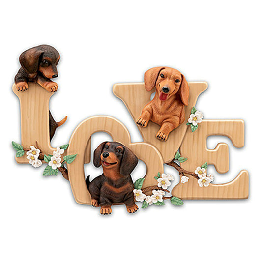 Love Puppy - Full Round Drill Diamond Painting 40*30CM