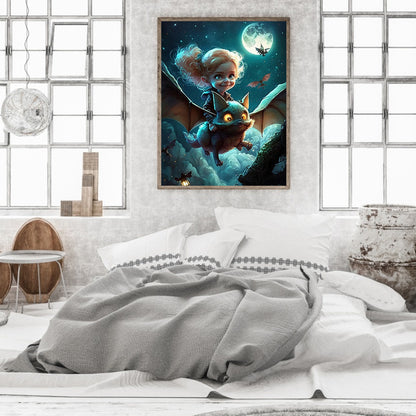 Little Animal Trainer - Full Round Drill Diamond Painting 30*40CM