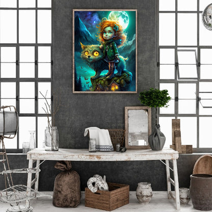 Little Animal Trainer - Full Round Drill Diamond Painting 30*40CM