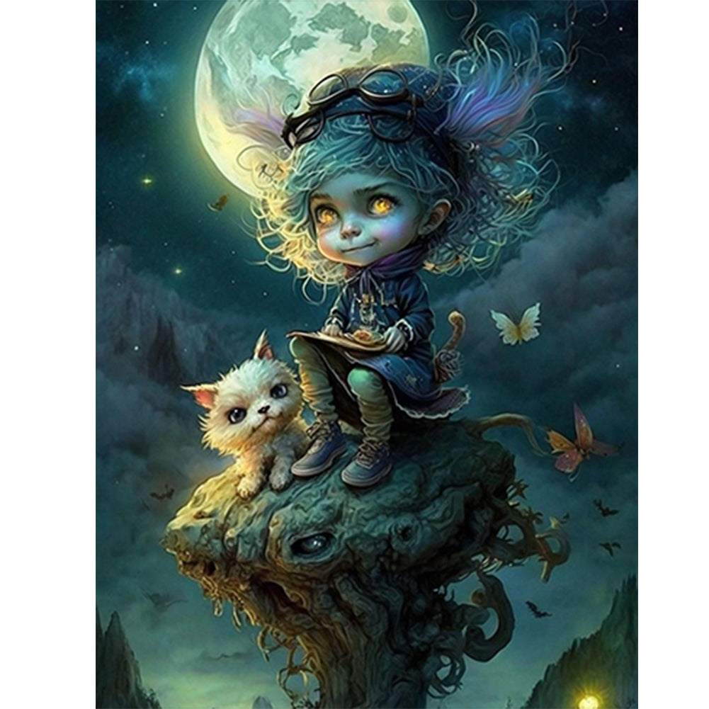 Little Animal Trainer - Full Round Drill Diamond Painting 30*40CM