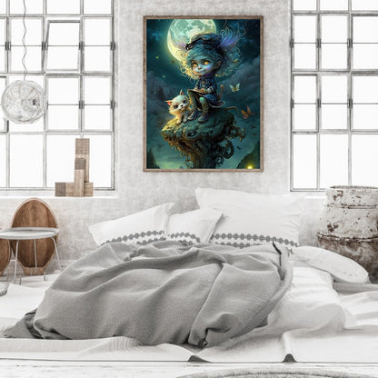 Little Animal Trainer - Full Round Drill Diamond Painting 30*40CM