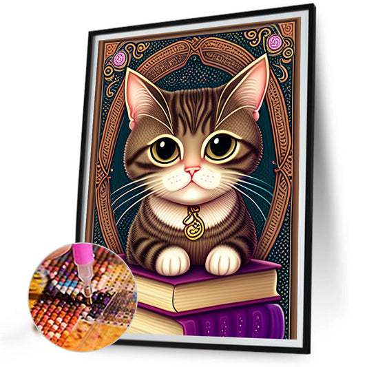 Kitten - Full Round Drill Diamond Painting 30*40CM