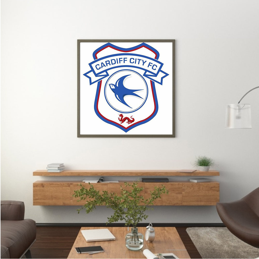 Cardiff City Football Club - Full Round Drill Diamond Painting 40*40CM