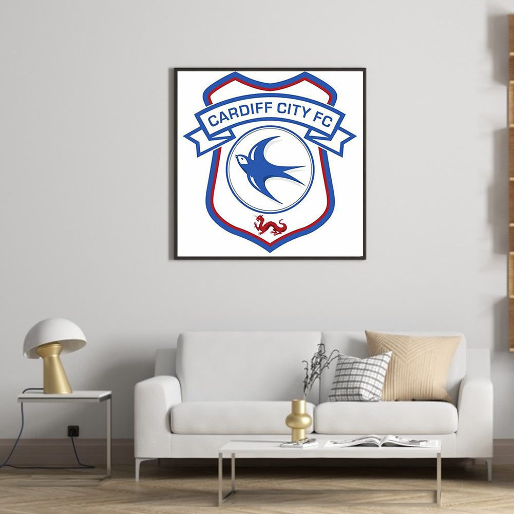 Cardiff City Football Club - Full Round Drill Diamond Painting 40*40CM