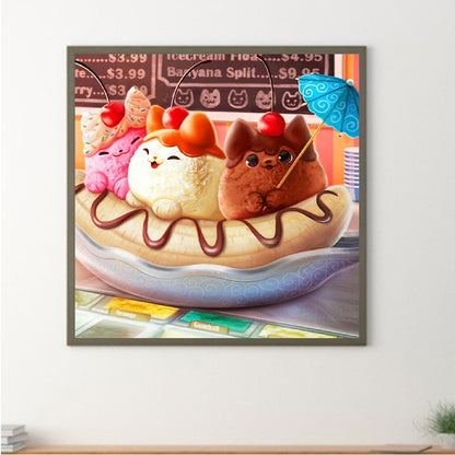 Dessert Animals - Full Square Drill Diamond Painting 30*30CM