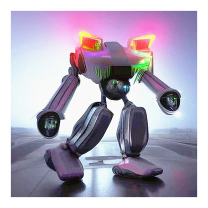 Robot - Full Round Drill Diamond Painting 30*30CM