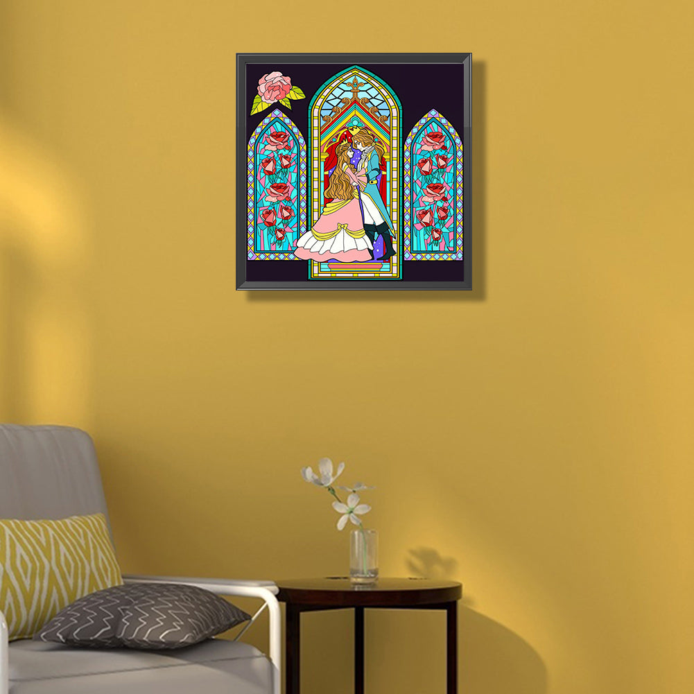 Beauty And The Beast - Full Round Drill Diamond Painting 50*50CM