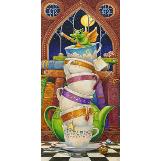 Reading Time - Full Round Drill Diamond Painting 40*80CM