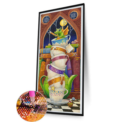 Reading Time - Full Round Drill Diamond Painting 40*80CM