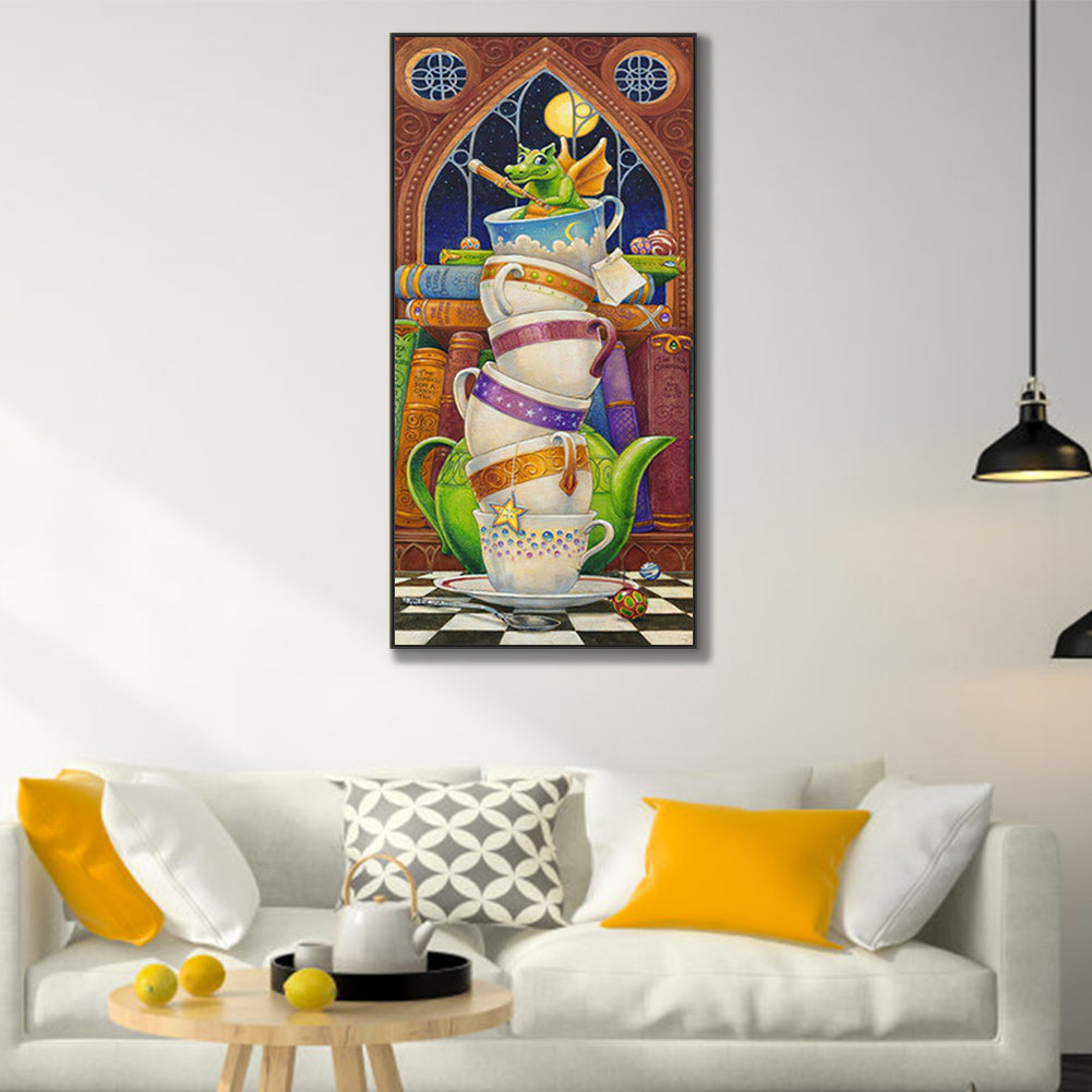 Reading Time - Full Round Drill Diamond Painting 40*80CM