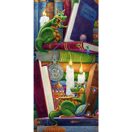 Reading Time - Full Round Drill Diamond Painting 40*80CM