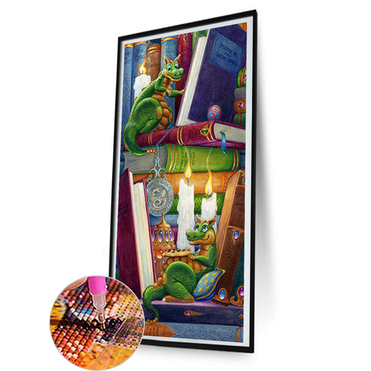 Reading Time - Full Round Drill Diamond Painting 40*80CM