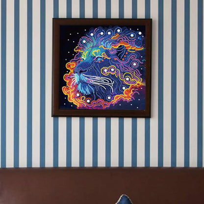 Color Lion - Special Shaped Drill Diamond Painting 30*30CM