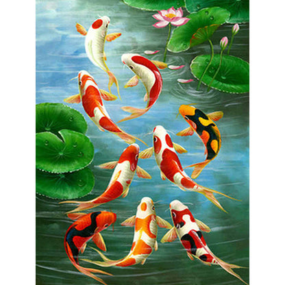 Koi Carp - Full Square Drill Diamond Painting 30*40CM
