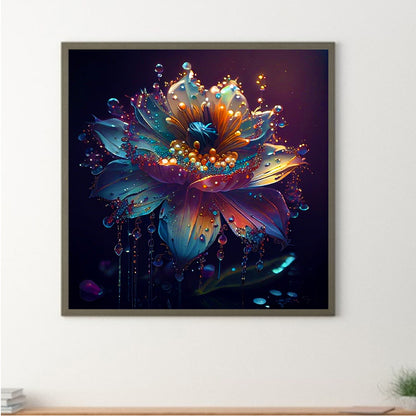 Crystal Flower - Full Round Drill Diamond Painting 30*30CM
