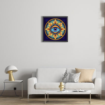 Mandala Eyes - Full Round Drill Diamond Painting 30*30CM