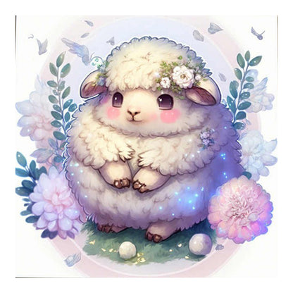 Sheep-O630*30cm(canvas) full-round drill diamond painting