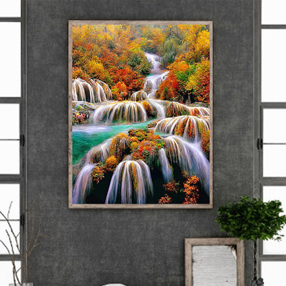 Fall - Full Round Drill Diamond Painting 40*50CM