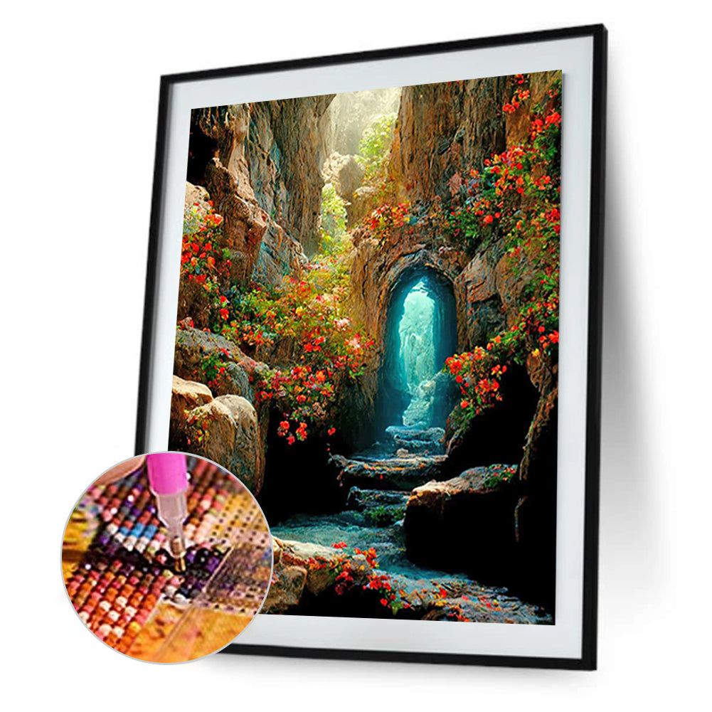 Cave - Full Round Drill Diamond Painting 40*50CM