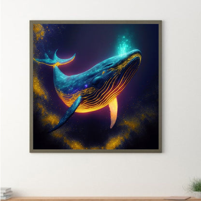 Whale - Full Square Drill Diamond Painting 30*30CM
