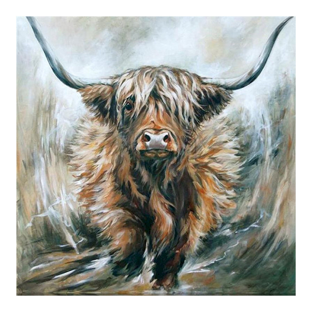 Highland Yak - Full Square Drill Diamond Painting 45*45CM