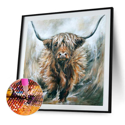 Highland Yak - Full Square Drill Diamond Painting 45*45CM