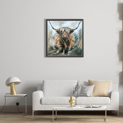 Highland Yak - Full Square Drill Diamond Painting 45*45CM