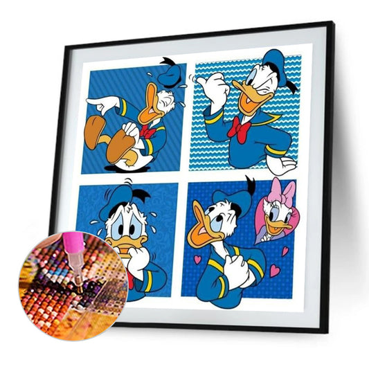 Donald Duck - Full Round Drill Diamond Painting 40*40CM